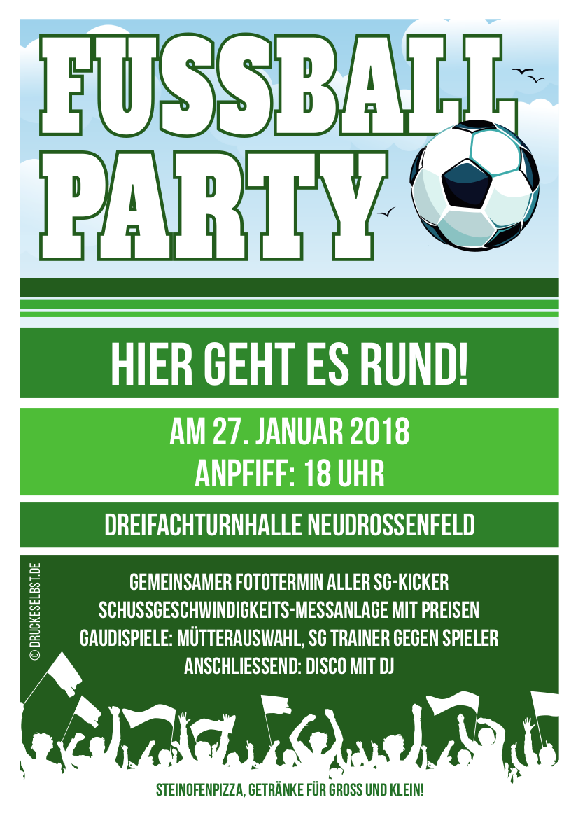 SG Fußballparty